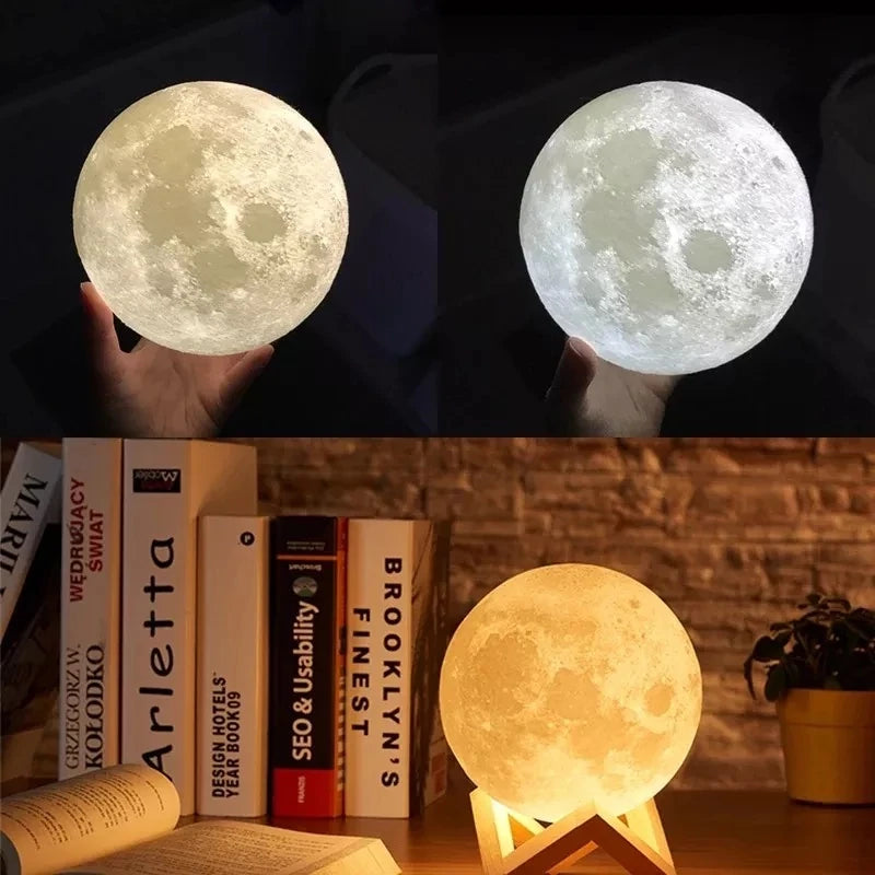 Luminária Lunar Umidificadora